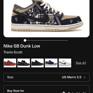 Travis Scott Bandana dunks